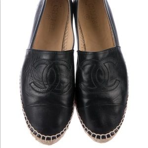 Chanel Black Espadrilles